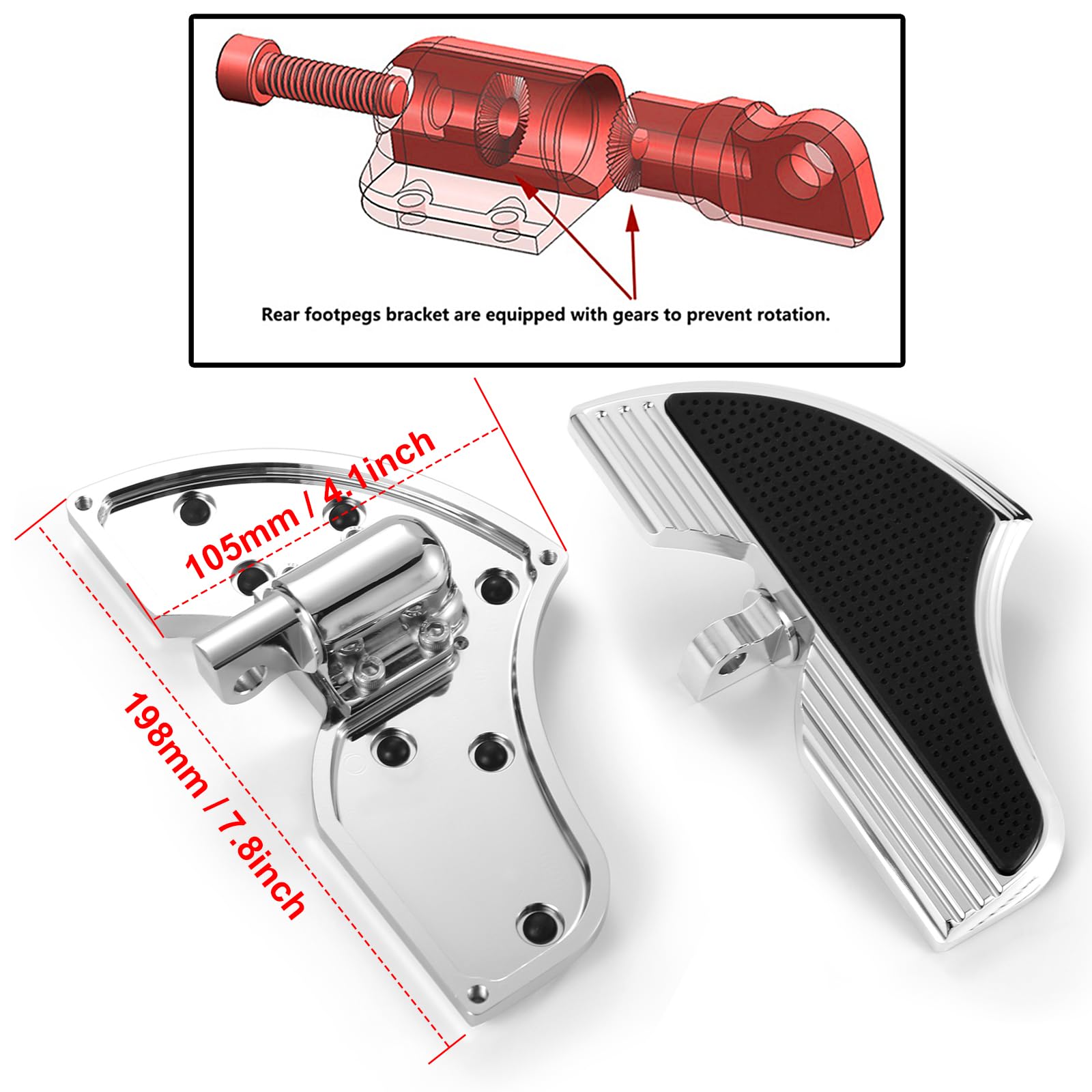ボード feet Amazon.com: For Harley Davidson Floorboards Touring Street