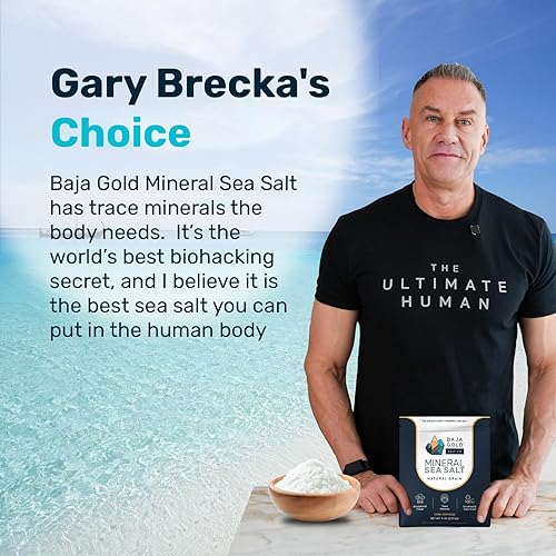 Miniatura 4 de Baja Gold Sal marina mineral, cristales de grano natural, bolsa de 1 libra