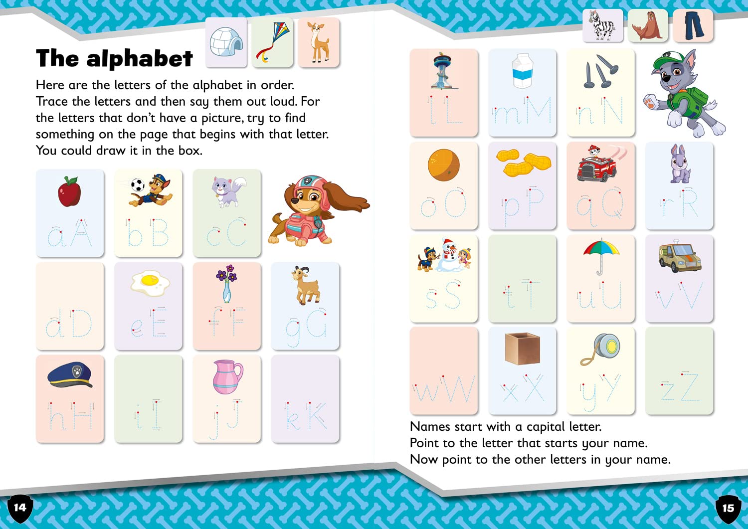 PAW Patrol Ready for School Activity Book: Have fun learning to read, write and count with the PAW Patrol pups