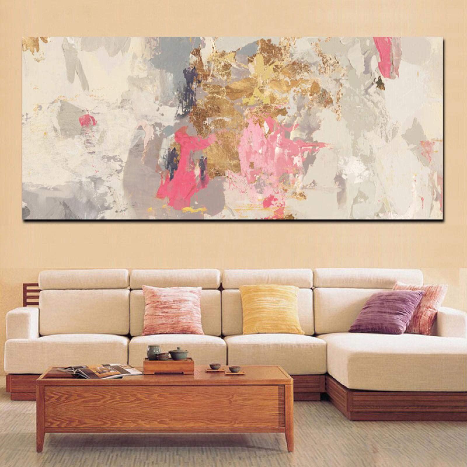 Arte abstracto de gran tamaño decorativo enmarcado Impresión de arte Pósteres e impresiones Imagen de arte de pared de gran tamaño para sala de estar 40x90cm (16x35in) con marco