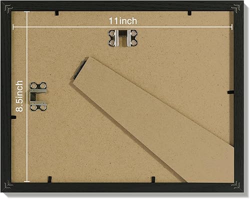 Vista 882 de Vittanly - Juego de 9 portarretratos, plexiglás resistente a rupturas, exhibe fotos de 12 x 12 pulgadas o, con paspartú, de 8 x 8 pulgadas, marcos