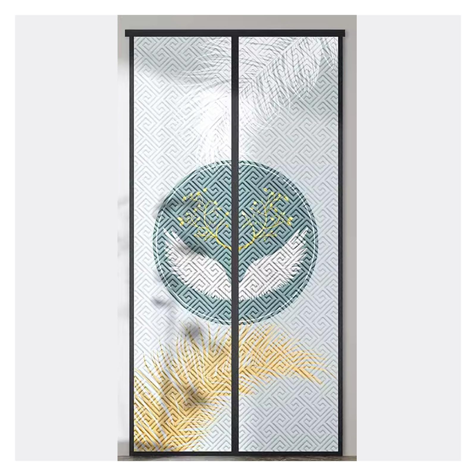 Rideau de porte isolant thermique magnétique idéal pour votre pièce climatisée et patio