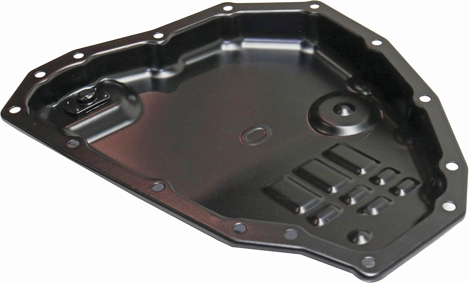 Garage-Pro Transmission Pan Compatible with Nissan Versa 2012-2016, Versa Note 2014-2019, Sentra 2013-2016 Transaxle, Black, Steel