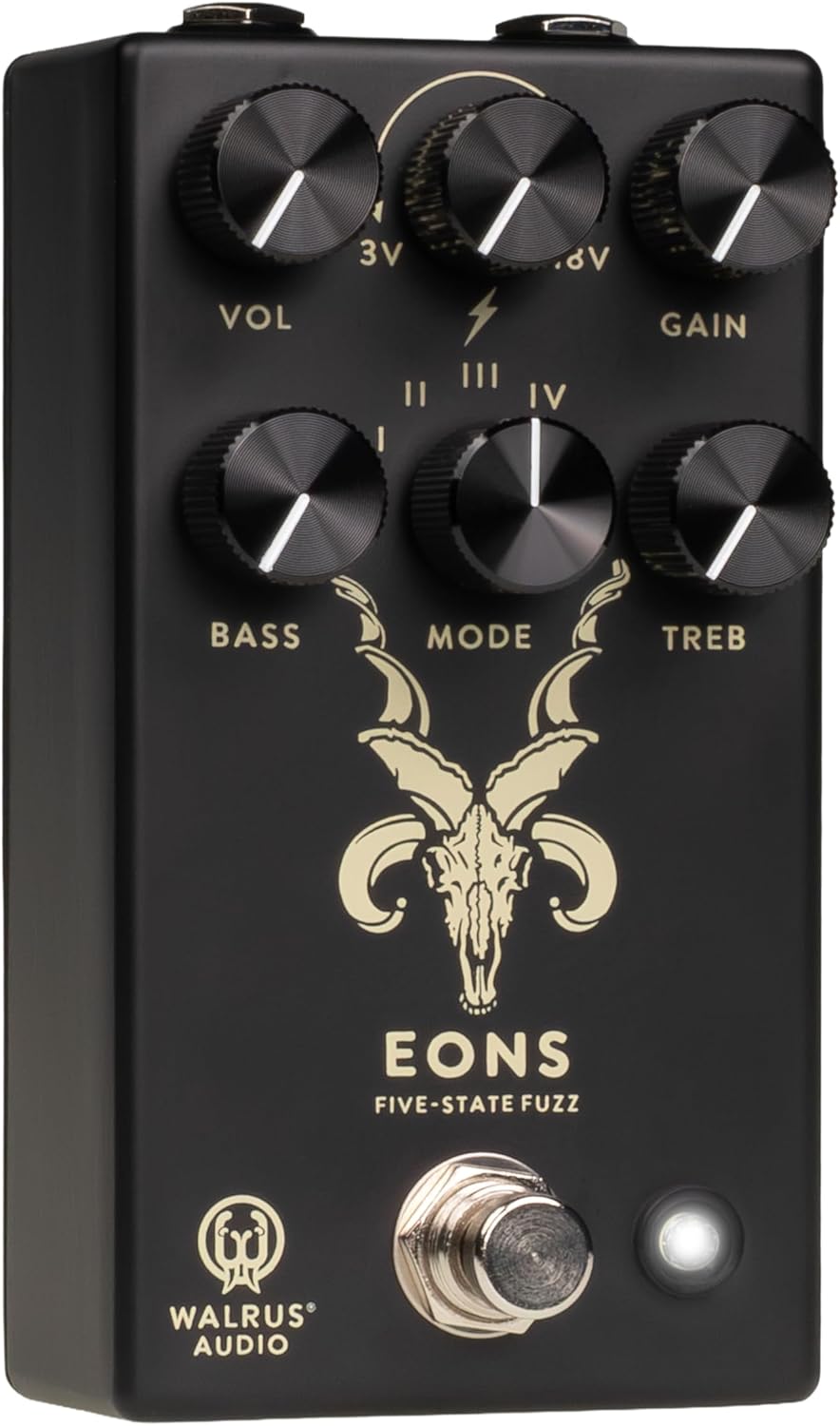 Walrus Audio Eons Five-State Fuzz Pedal, Black