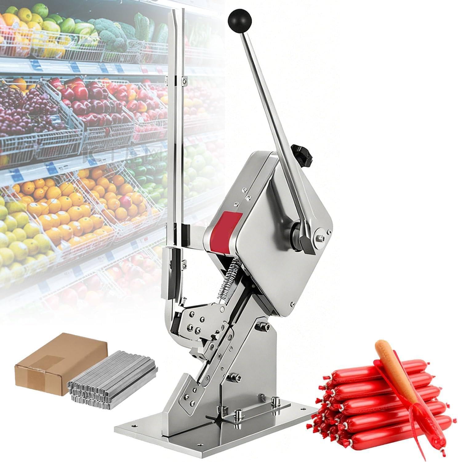 Máquina cortadora de salchichas comercial en forma de U Machine+U506Y