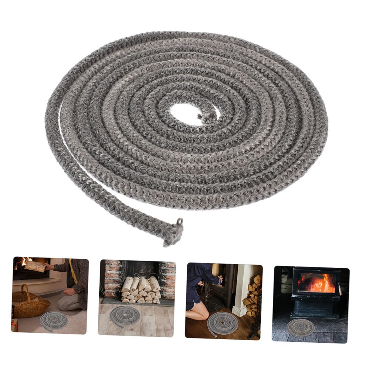 Wood Stove Gasket High Temp Fireplace Gasket Tape - 3M Self Adhesive ...