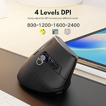 Amazon | マウス 無線 - 2.4GHz 無線接続 縦型 充電式