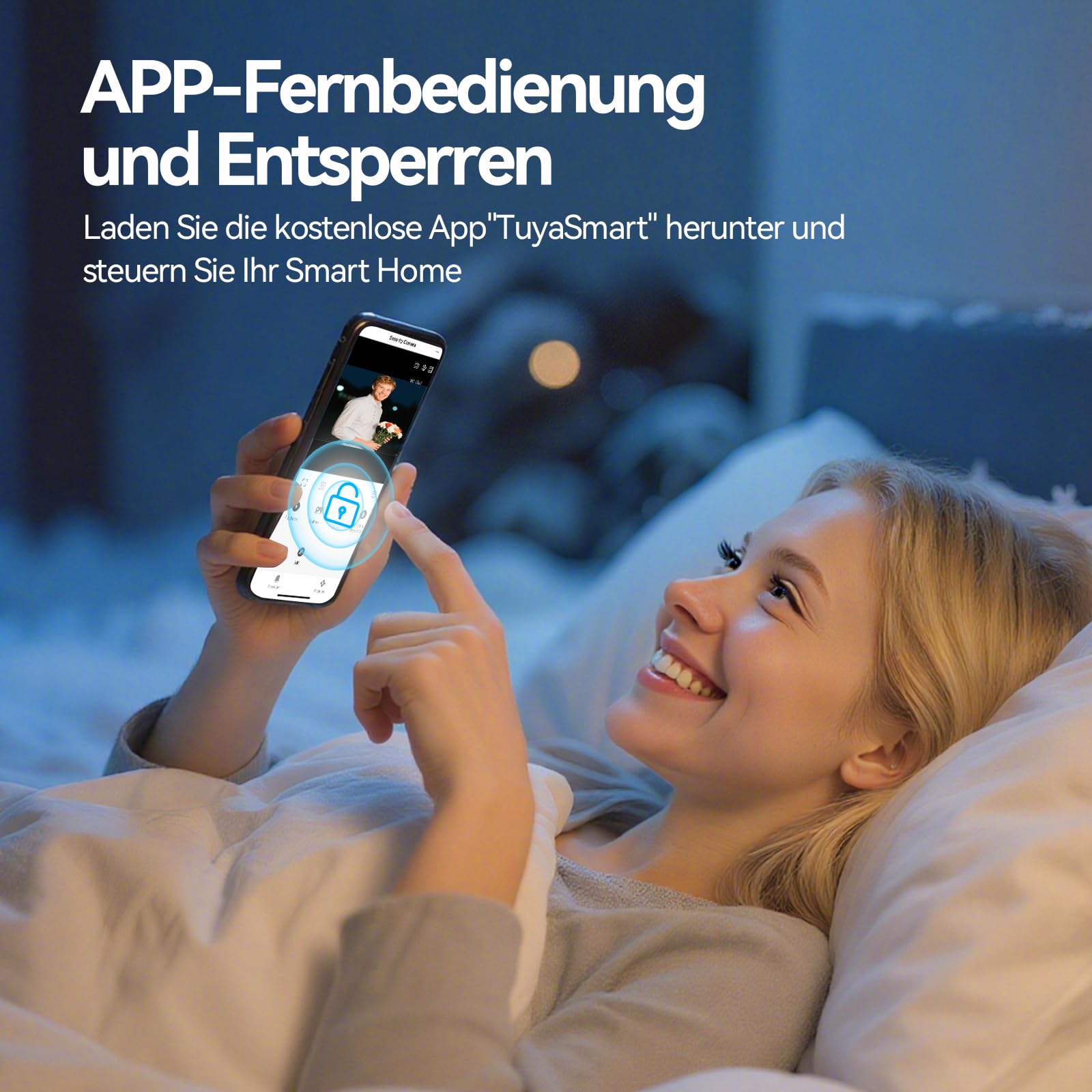 TMEZON WLAN Kabellose Video Türsprechanlage mit 7" Touchscreen, Türklingel mit Kamera & Solarbetrieb, 1080P HD, 160° Weitwinkel, Zwei-Wege-Audio, PIR-Bewegungserkennung, App-Steuerung,2,4/5GHz WiFi