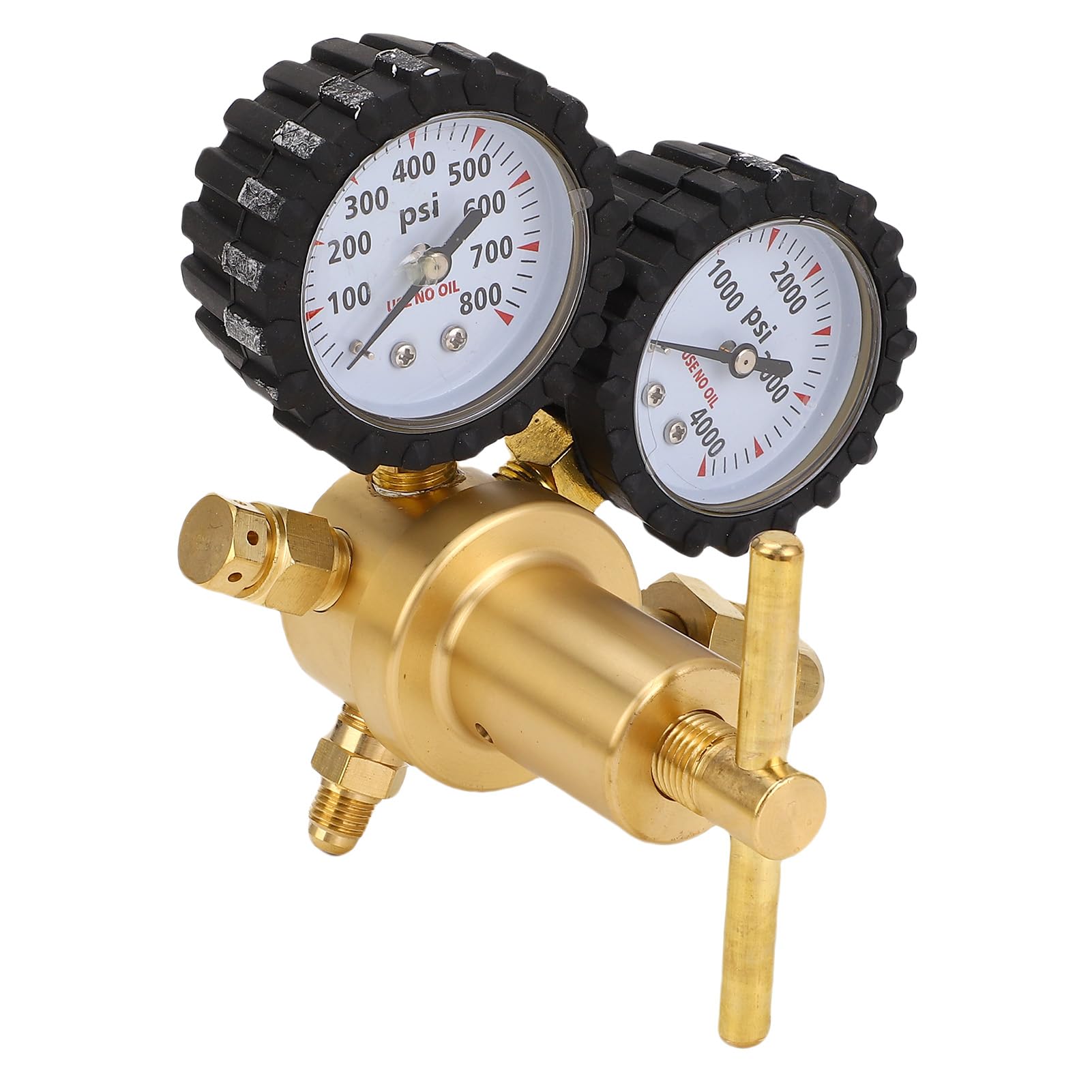 Zestaw Regulatora Azotu 0-800 Psi z Wężem Mosiężnym 60 Cali