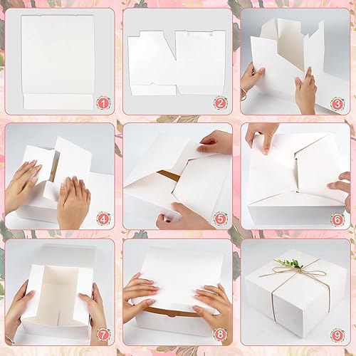 Miniatura 5 de Juego de 50 cajas de propuesta de dama de honor, 4 regalos de boda para dama de honor, juego de bolsas de maquillaje cosmético, bandas elásticas