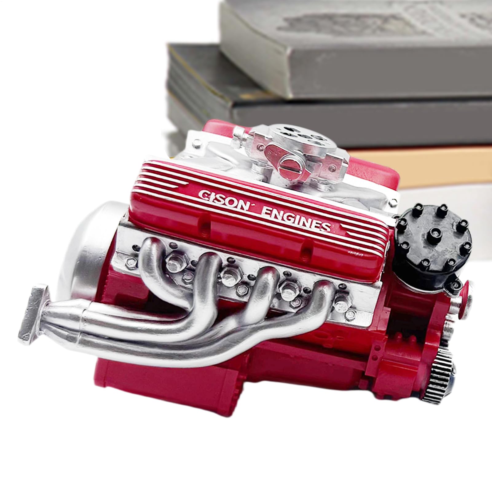 Modèle moteur V8 en métal maquette de collection haute précision pour adulte