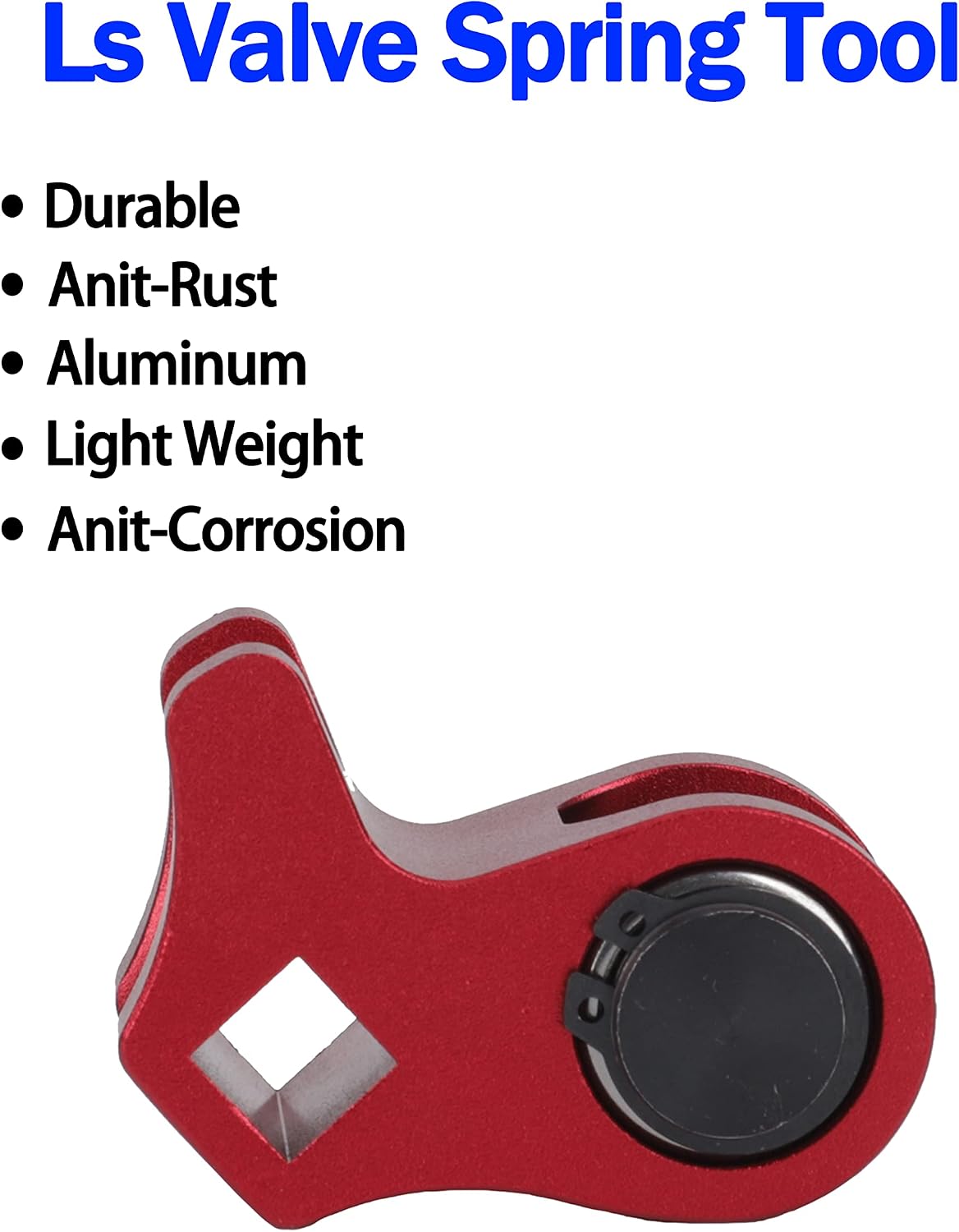 Ls Valve Spring Installation Tool Aluminum Valve Spring Compressor Tool for LS2 LS1 Style Valve Spring Installation (Red)