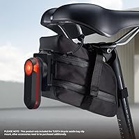 Vista 5 de TUSITA Soporte de clip para bolsa de sillín de ciclismo (ranura grande) compatible con Garmin Varia RTL515, RTL510, RVR315, RearVue 820