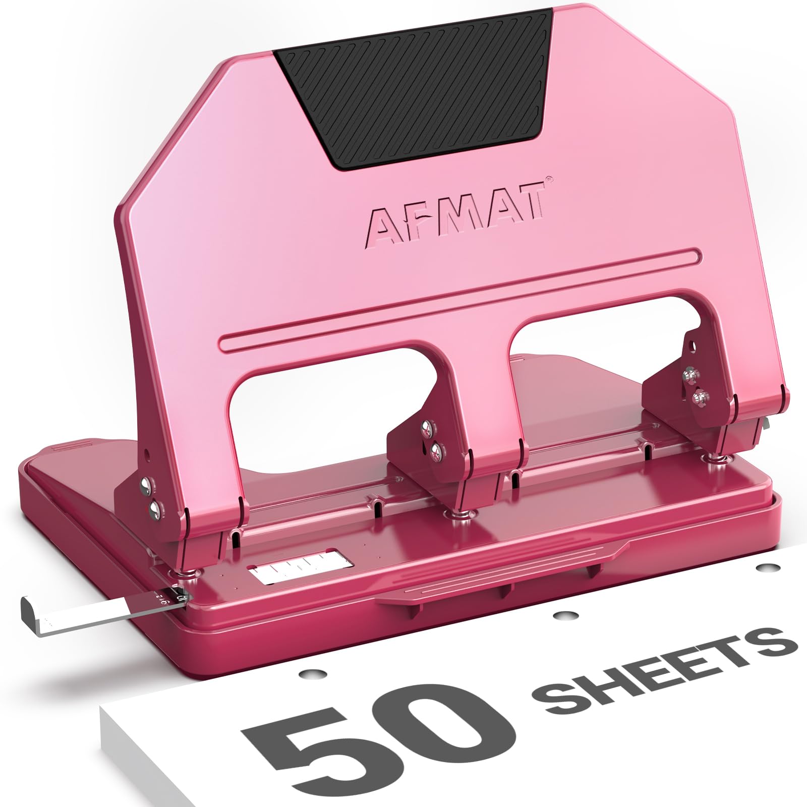 AFMAT Heavy Duty 3 Hole Punch - 10,000+ Uses -15