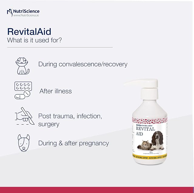 Foto 2 de 3 de NutriScience RevitalAid - Complemento para recuperación para perros y gatos, 250 ml