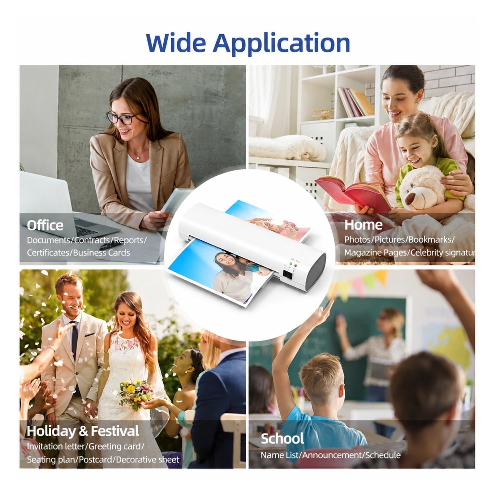 Laminator, Laminator Stołowy SL268 Rozmiar A4 Na Gorąco I Zimno do domu i biura