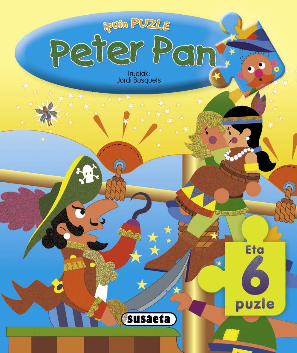 Peter Pan (Ipuin puzle) (Basque Edition)
