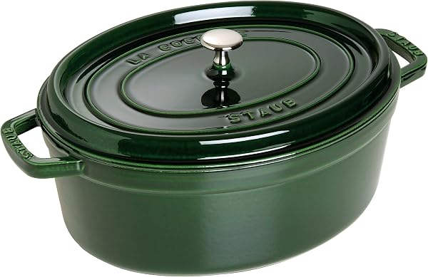 STAUB Casseruola/Cocotte in Ghisa, Ovale 31 cm, 5.5 Litri, Rosso (Granatina) - 5