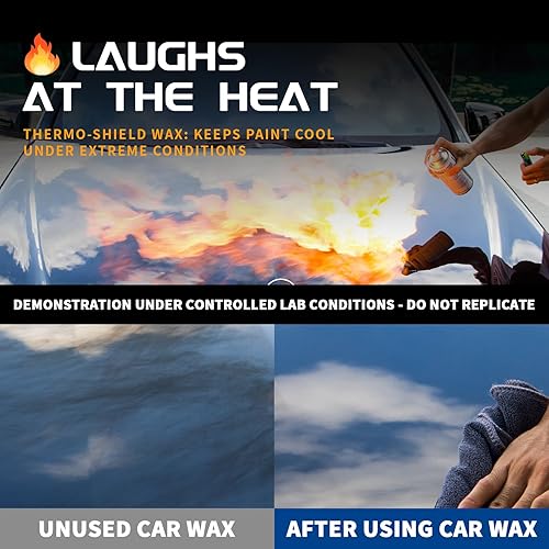 Vista 2 de Weika - Cera para auto, negro sólido para autos negros, limpiador de cera de carnauba, resistencia a los arañazos, revestimiento de cerámica, 6.35