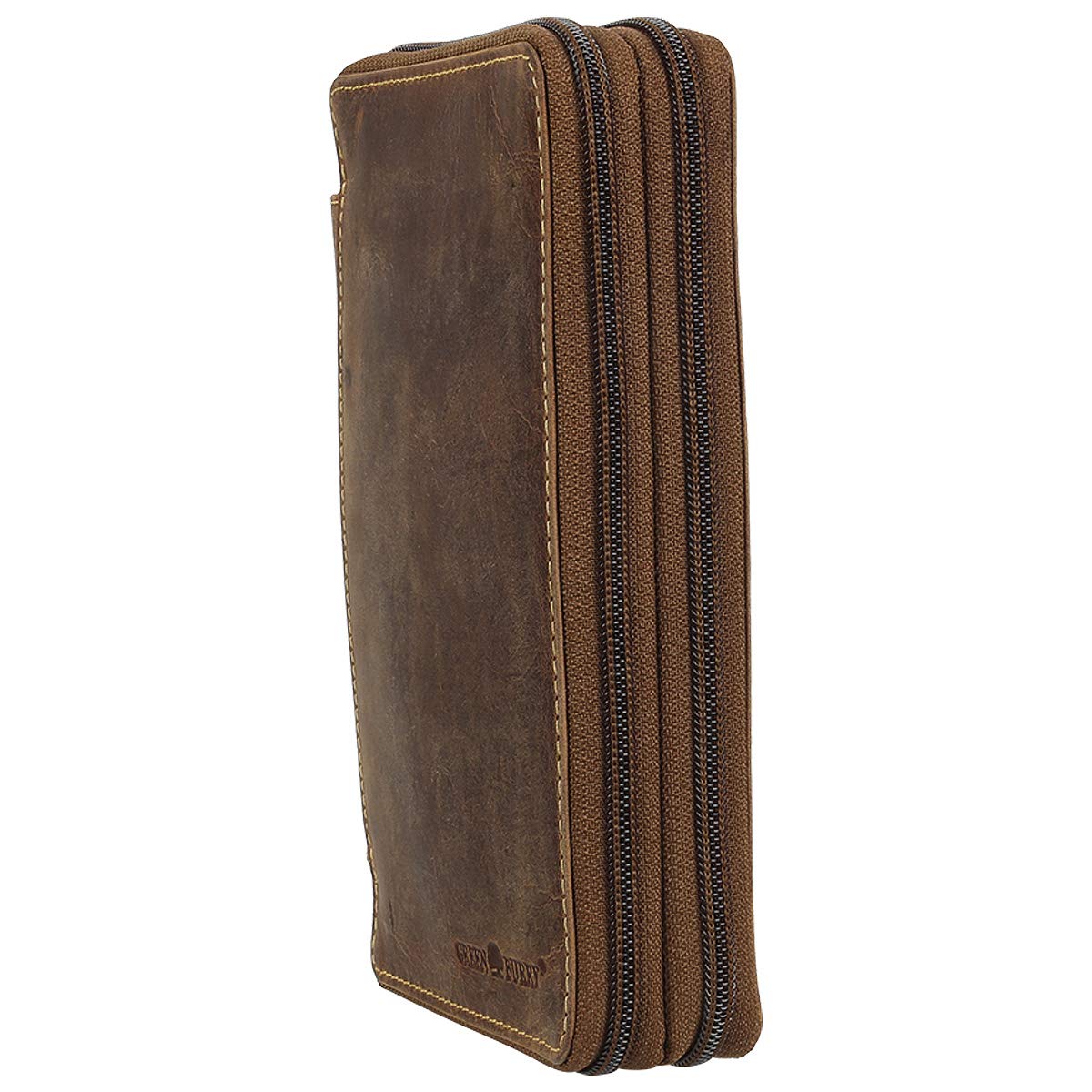 Greenburry borsa per utensili astuccio per matite Vintag Pencil Case Brown marrone