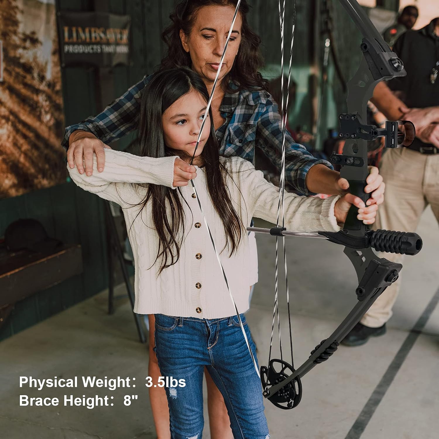 Aimdor A9 Youth Compound Bow kit with All Accessories for Youth and Beginner,70% Let Off,Limb Made in USA,19-31" Draw Length,0-40lbs Draw Weight,290FPS,Limited Life-time Warranty(Black) : Sports & Outdoors