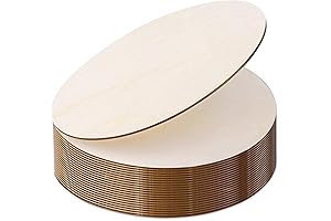 20 Unfinished Wood Circles for Crafts