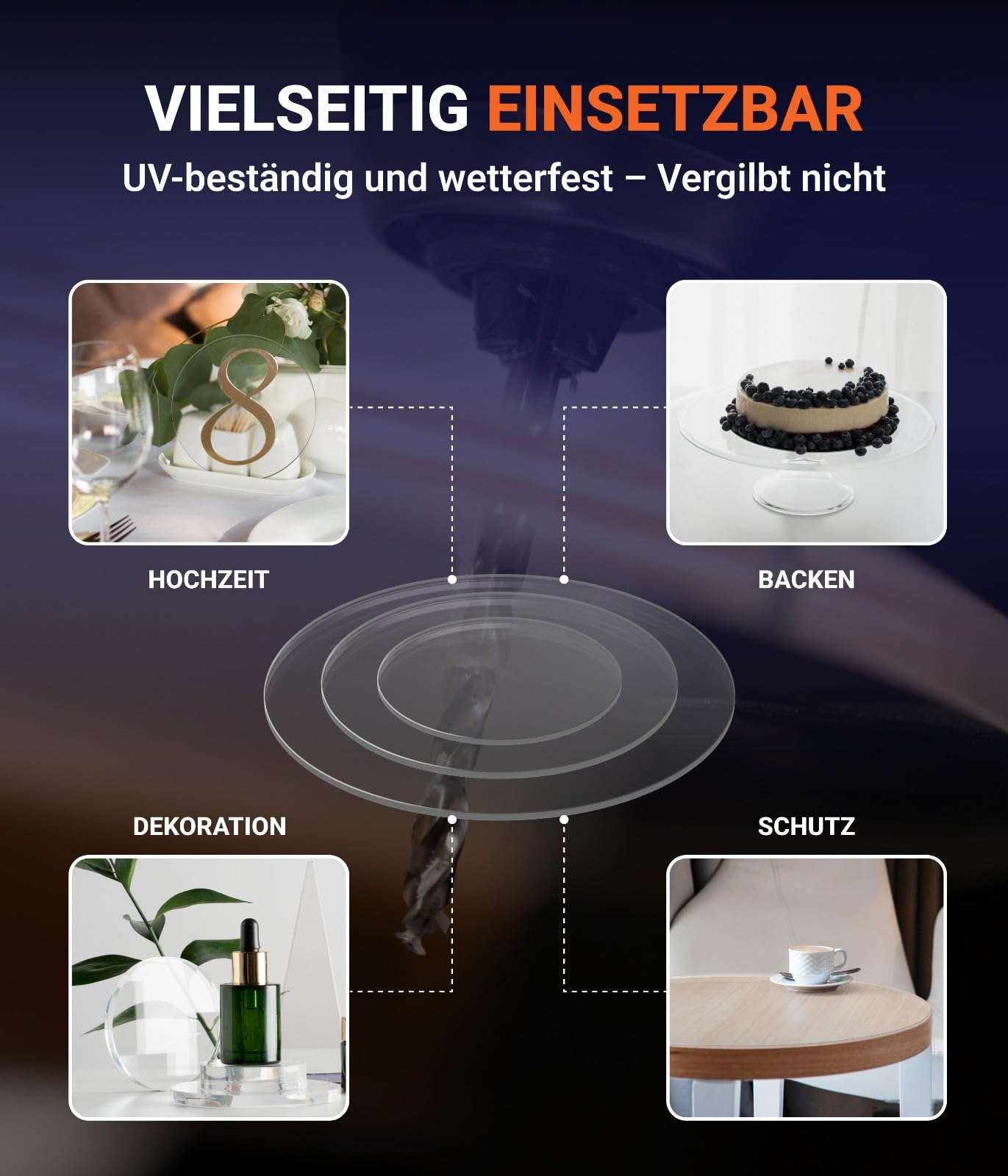 Vetro Acrilico Trasparente 2mm - Resistente Ai Graffi E Ai Raggi UV - Formato A4 E Altri - Foto 4