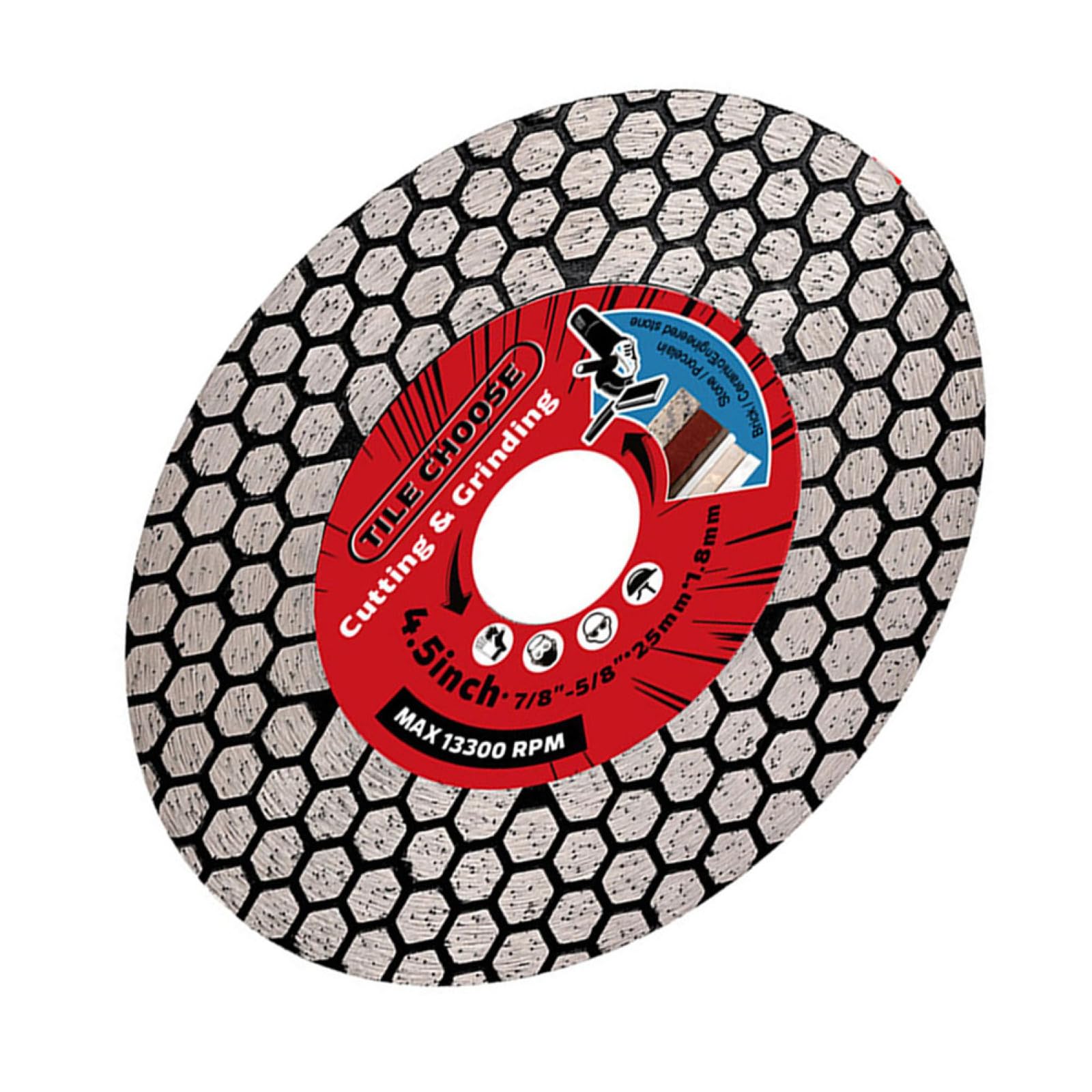 LYVQZPWLRDiamentowa płyta cięcia, 115mm/125mm Diamentowa tarcza tnąca do płytek ceramicznych, porcelany, marmuru, tarcza tnąca(4.5inch)