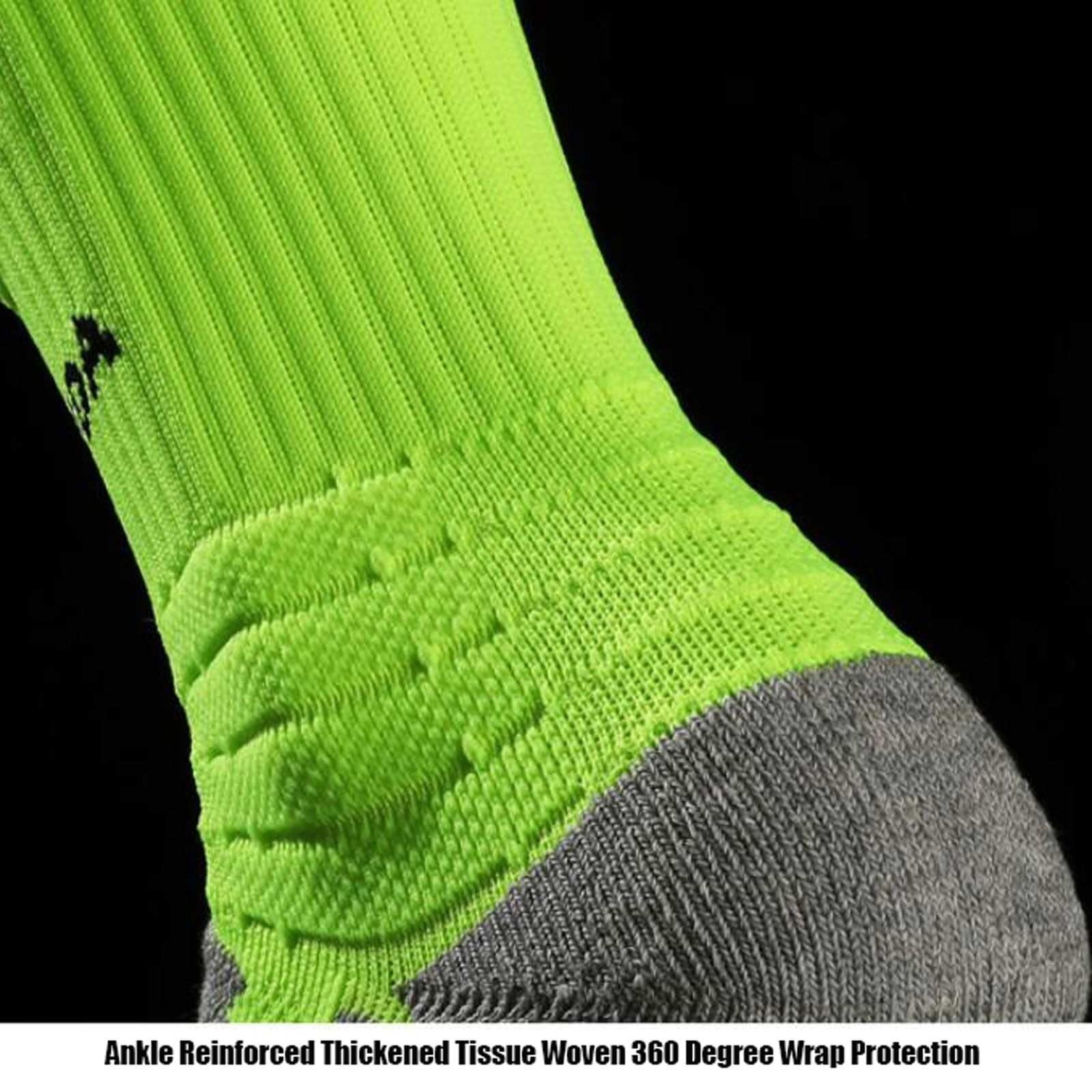 HIXEL Fencing Socks Sweat Absorbing Breathable Wearable Fencing Stockings for Men Women High Long Sports Socks for Foil Epee Saber Fencers(Red,Large(EU40-44))