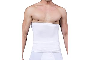 Men's Waist Trainer: Shapewear Compression Waist Cincher, Body Shaper, and Belly Fat Girdle
