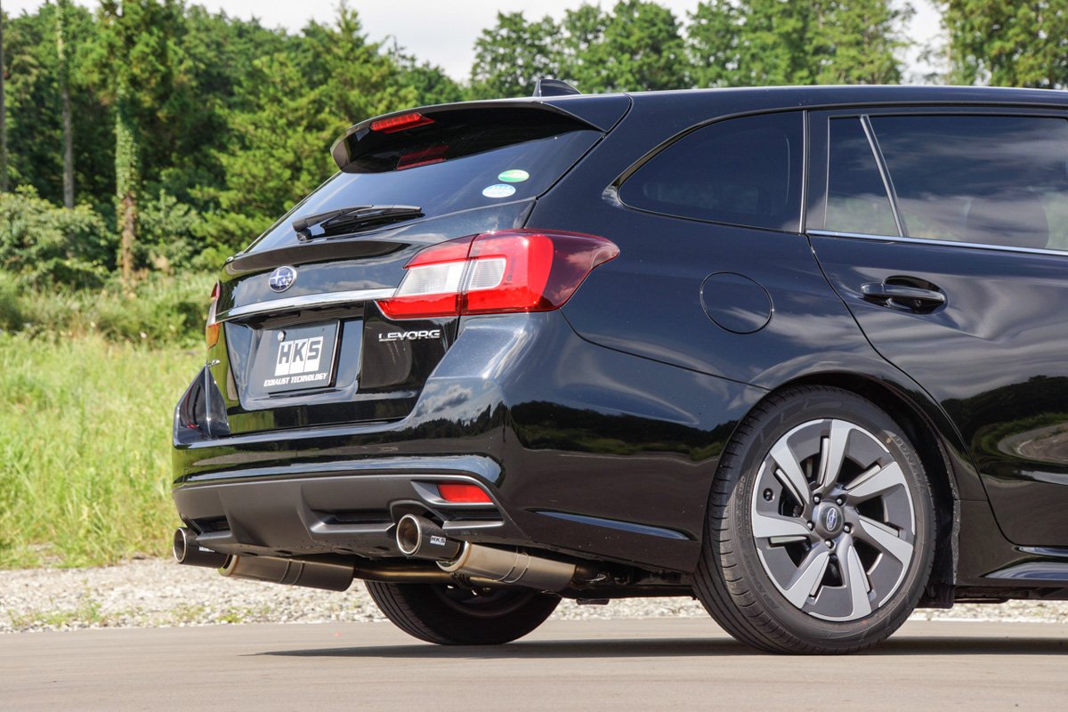 最終価格 美品 レヴォーグ マフラーhksハイパワースペックⅡ