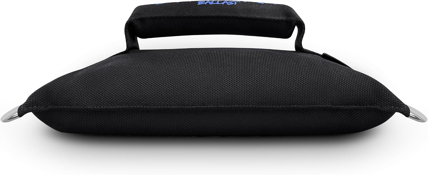 Bag for Wake Surfing, or Wakeboarding, Boat Weight Bags for Boosting Wake, Prefilled With Fine Recycled Steel Shot, Easy to Handle – 5 Year Warranty (Sizes 25lb or 50) (D-Ring, 25 LB)