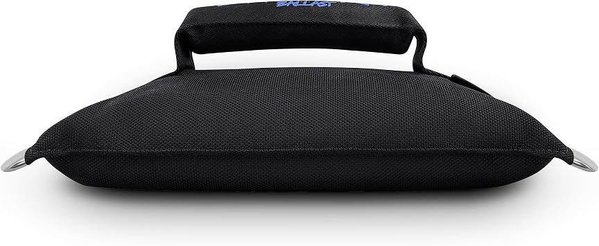 Bag for Wake Surfing, or Wakeboarding, Boat Weight Bags for Boosting Wake, Prefilled With Fine Recycled Steel Shot, Easy to Handle (Sizes 25lb or 50) (D-Ring, 25 LB)
