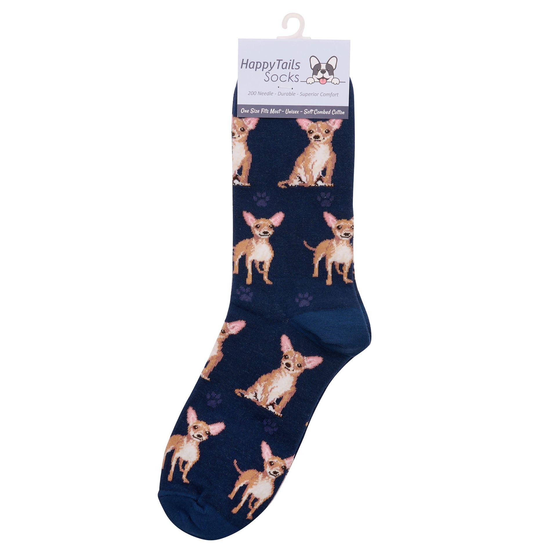Animal Crackers Ladies Socks in a range of cute Dog Breed designs, lovely vibrant colours, soft combed cotton, one size