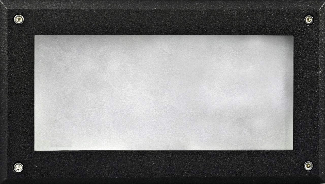 DSL1001-B Open Face Incand 120V Step Light, Black Finish