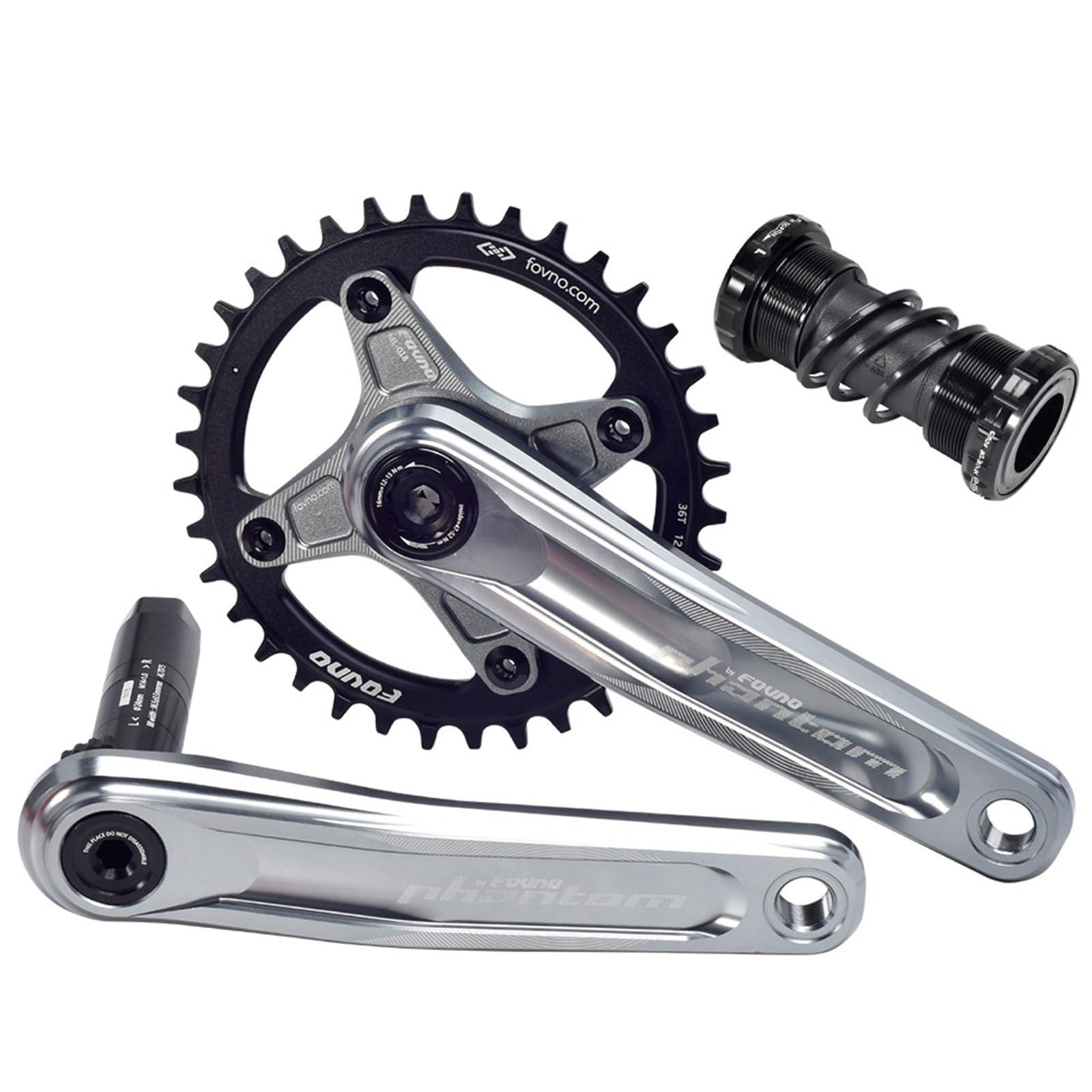 Juego De Bielas Para Bicicleta De Montau00f1a, Hueco Integrado MTB