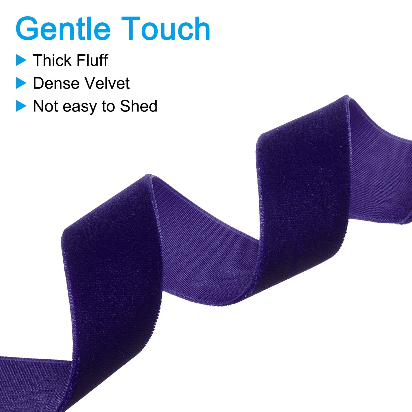 PATIKIL 0.98 Inch x 2.18 Yards Velvet Ribbons - Image 4