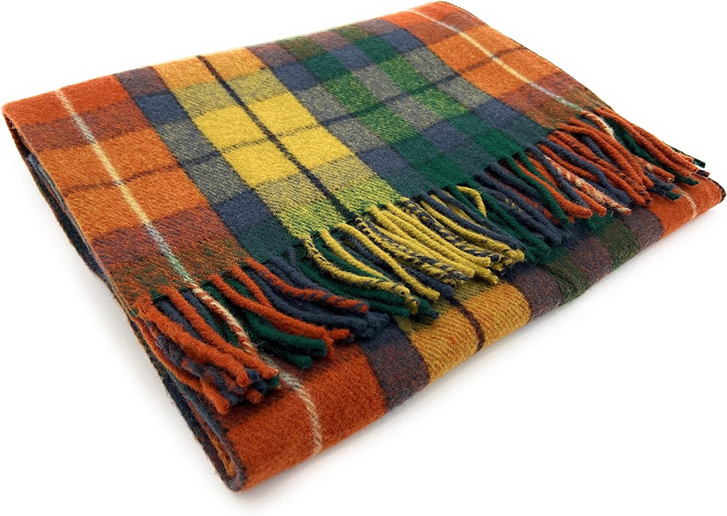 Tartan Tweeds Buchanan Antique Tartan Knee Travel Rug Blanket Wool (Buchanan Antique)