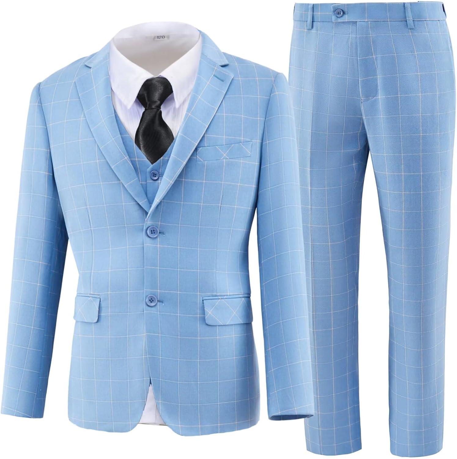 Boys Suits Slim Fit Toddler Tuxedo Suit Set for Teen Boys Communion Dress Clothes Kids Wedding Ring Bearer Outfit