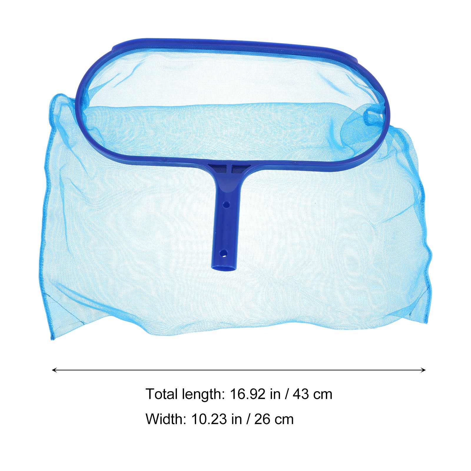 Lurrose Red de Piscina Telescópica de Aluminio PVC, 1 Juego