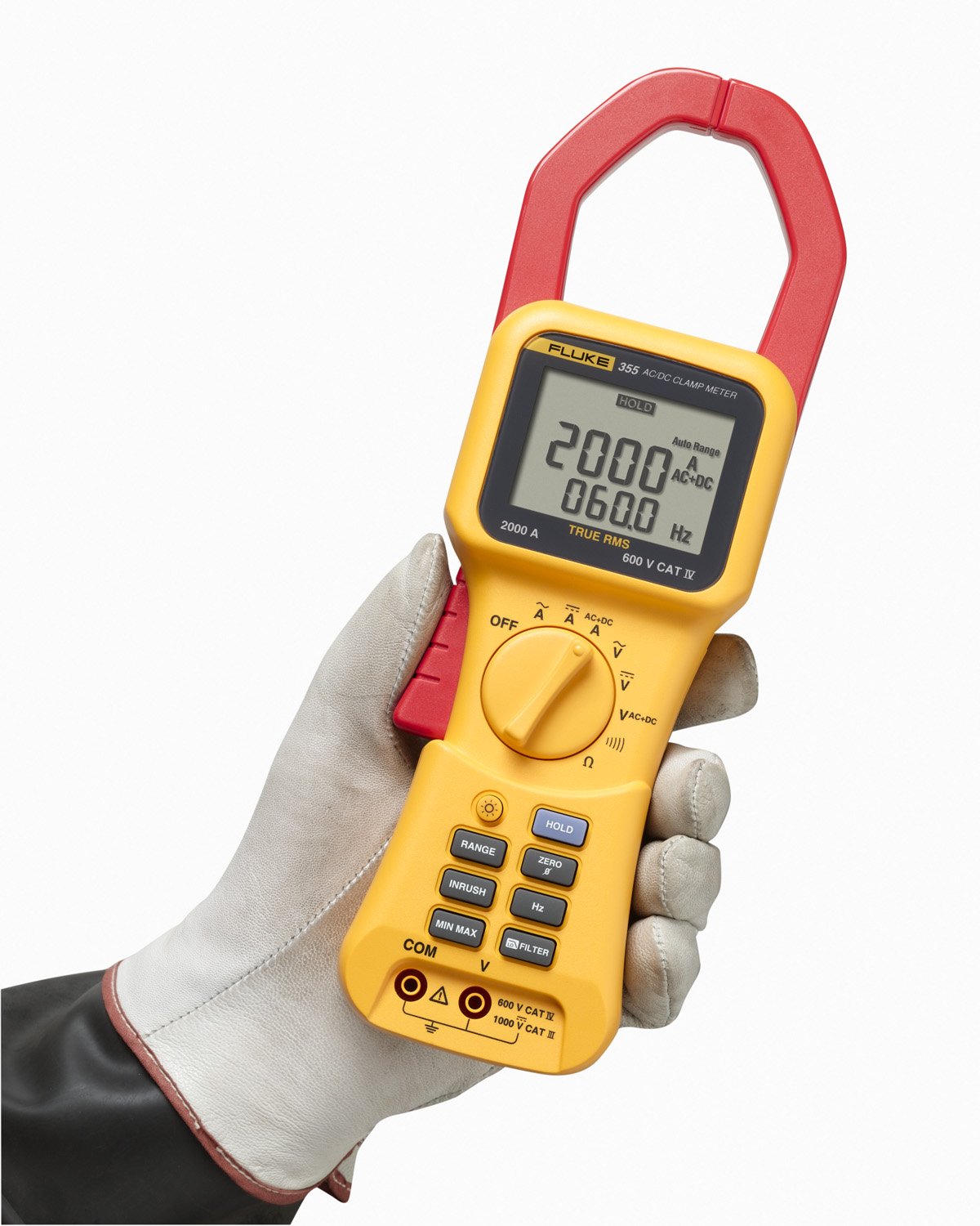 Fluke 355 Multimetro a pinza 2000A, 1000V AC/DC, frequenza e resistenza