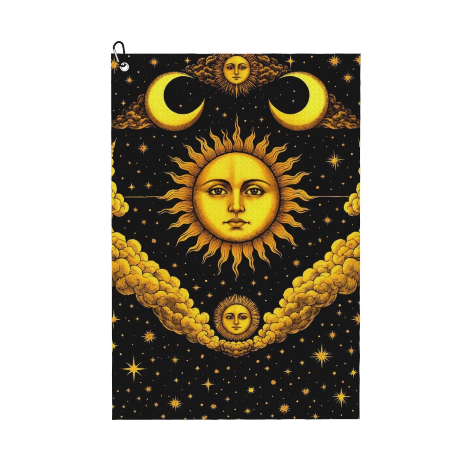 BSDFGSDD Astrology Tarot Cards Golf Towel 24 x 16 inches