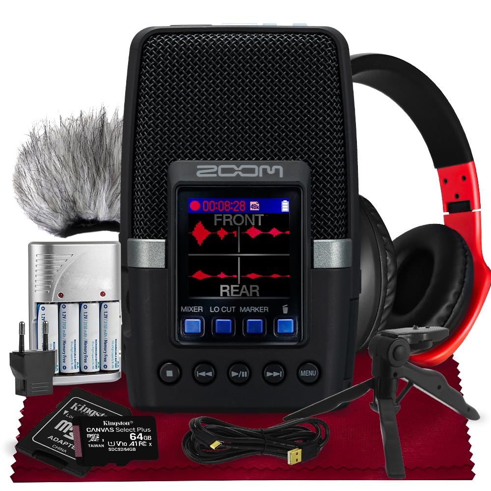 Amazon.com: Zoom H2essential Multi-Mic Handy Recorder, 32-Bit