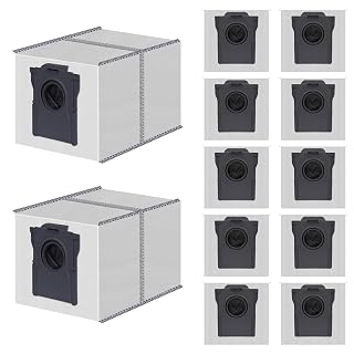 12er Staubsaugerbeutel für Dreame X40/X50/Aqua10 Ultra Complete L10/L10s Pro/L40/L40s Pro/L50 Pro Ultra für Mova Roboterstaubsauger 3,2 L - Amazon product rated Grade A