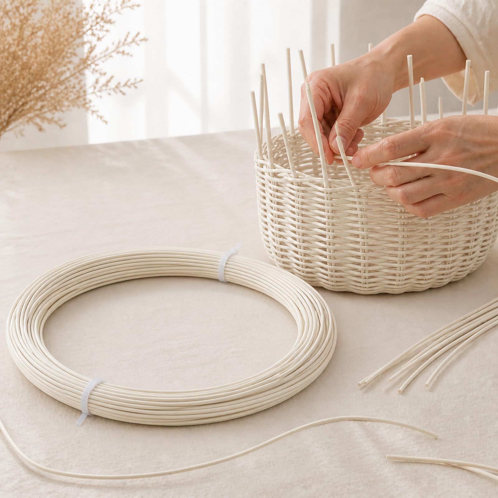 Rattans Rotolo Riparazioni Mobili Tubo Da Intreccio,Rattans Naturale Tondo