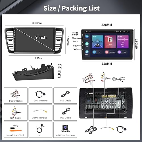 Miniatura 8 de Radio de repuesto para Honda Civic 2006-2011 Android 11 estéreo de coche (2G RAM 32ROM) con Apple CarPlay Android Auto, pantalla táctil de 10.1