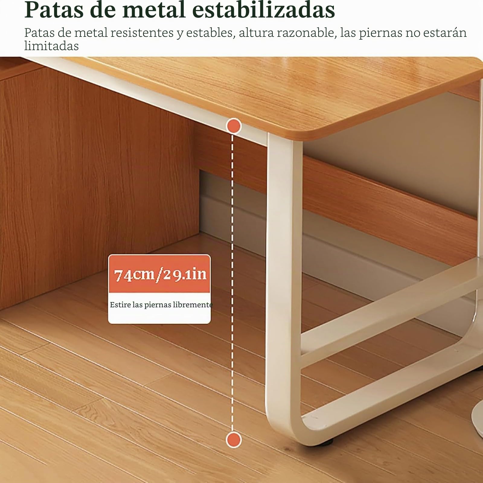 Escritorio doble, escritorio de computadora extra largo, escritorio con cajones, estación de trabajo doble, escritorio de computadora grande de madera, escritorio moderno para el hogar Dark wood,240cm