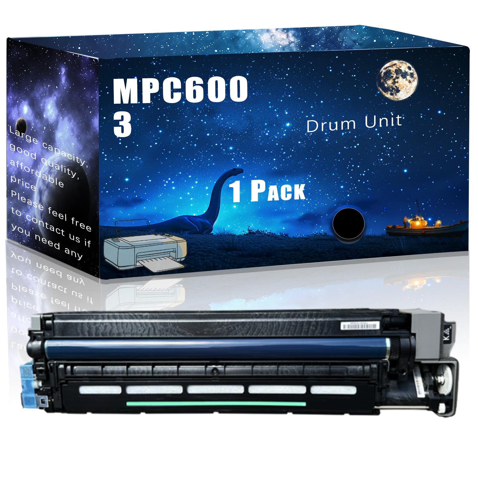 MUCQL MPC6003 Drum Unit Compatible for Ricoh MP C3003 MP C3503 MP C4503 MP C5503 MP C6003 Printers,with Chip Large Printing Demands (Black)