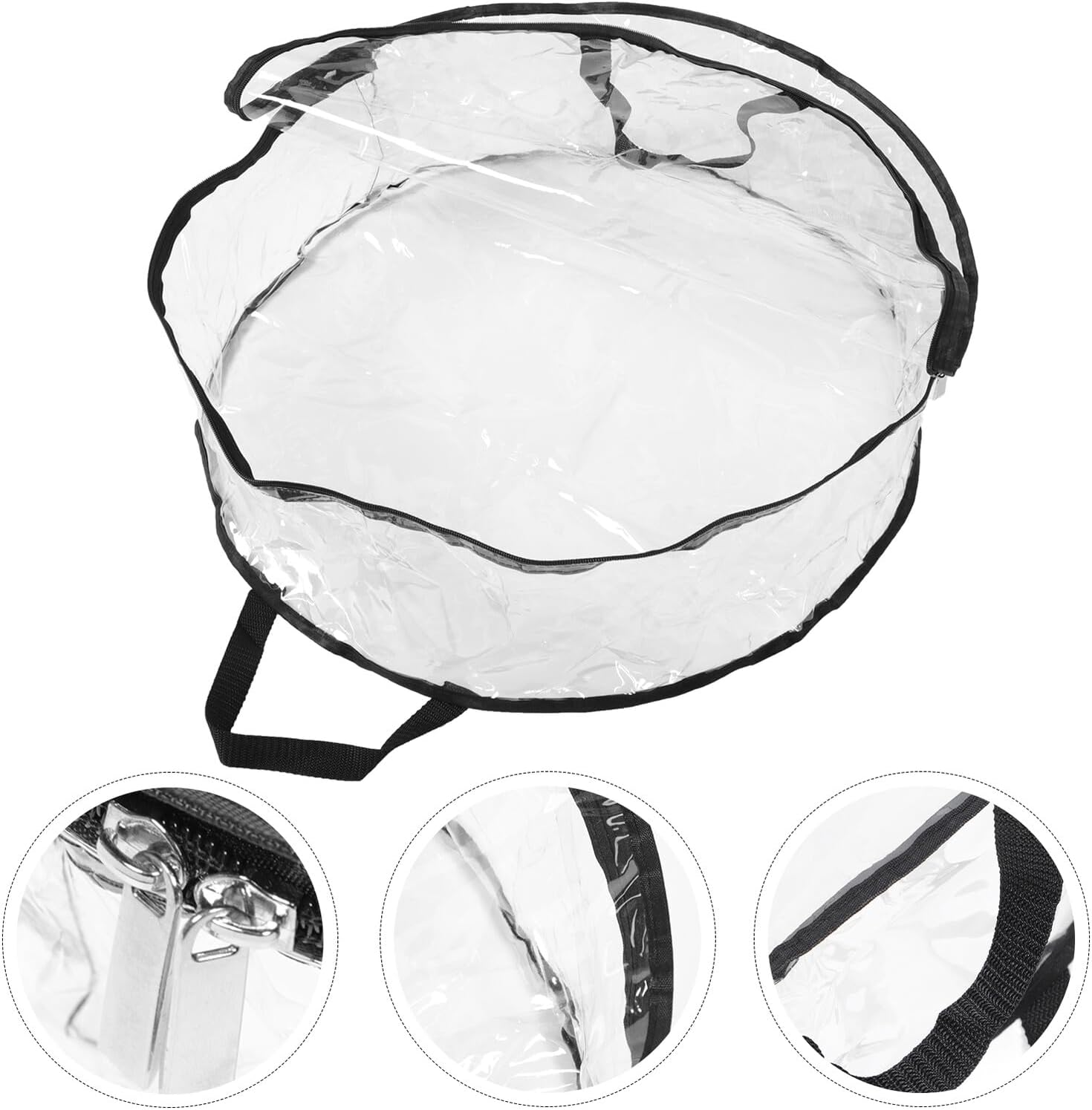 Wreath Storage Bag for 24" Garland Holder, Large Capacity Packing Bag, 2pcs Holiday Decorative Storage Solution for Christmas Decor