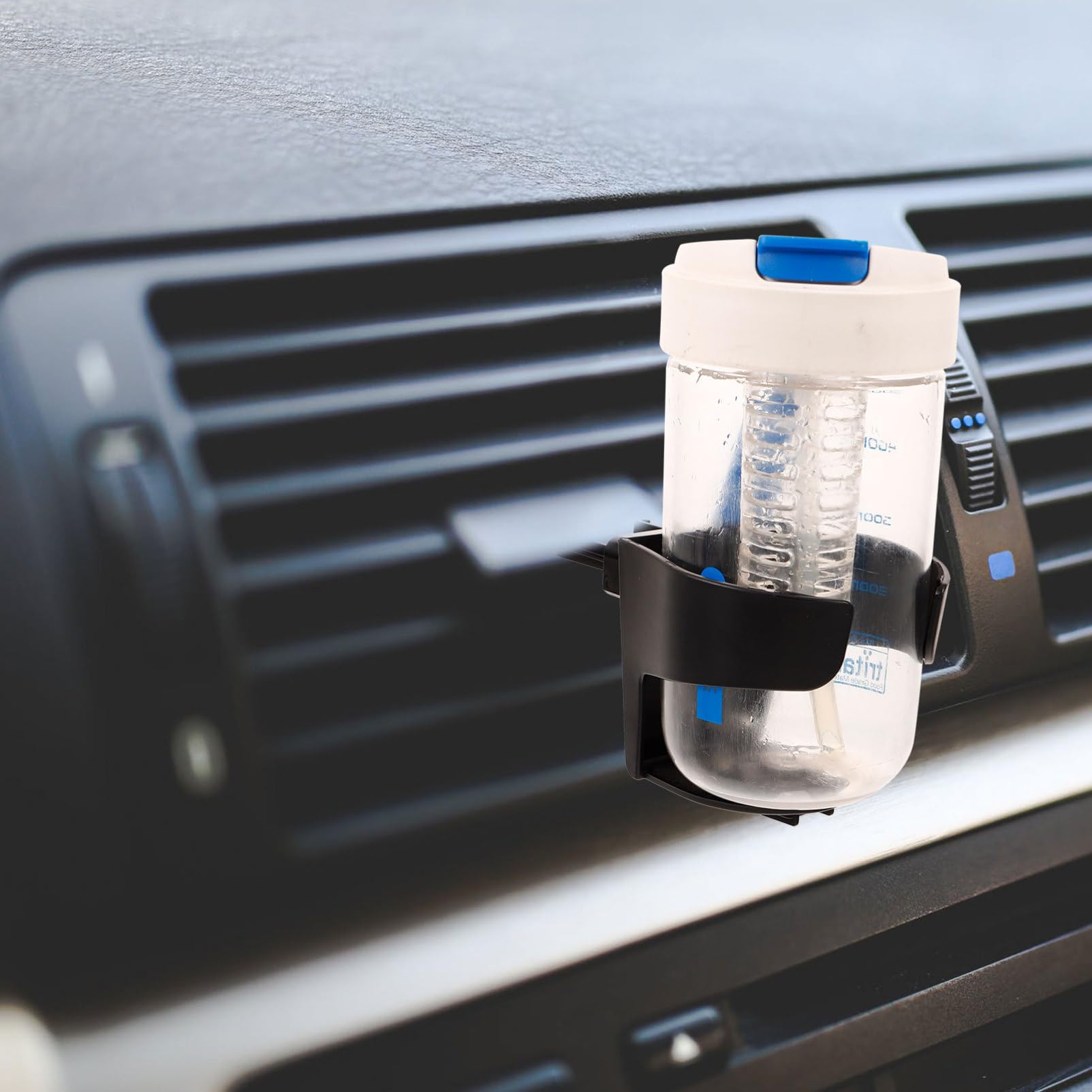 OUNONA 5 Set Portabicchieri Per Auto Tazza Titolare Titolari Portabicchieri Per Passeggino Regolabile Deodorante Per Auto Bottiglia D'acqua Aereo Idro Aria Multi Black Abs 2 Pezzi * 5